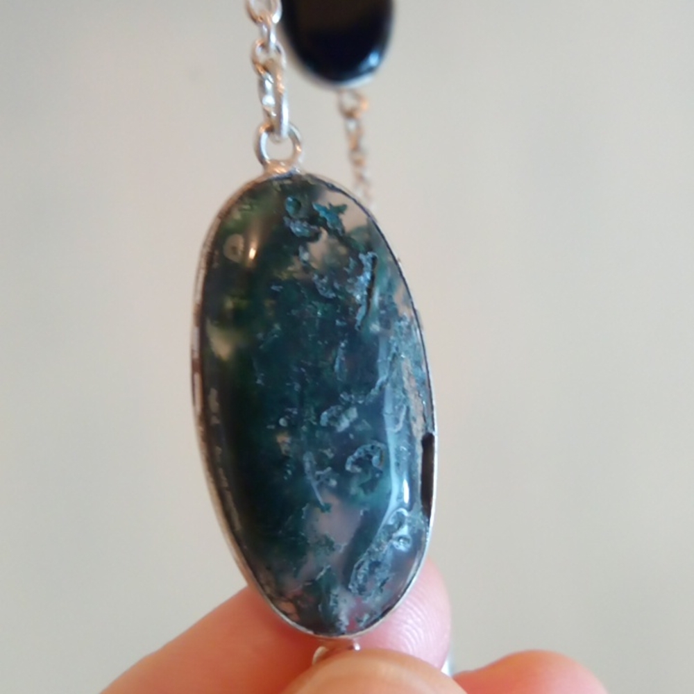 36" multi real stone necklace - Picture 5 of 16